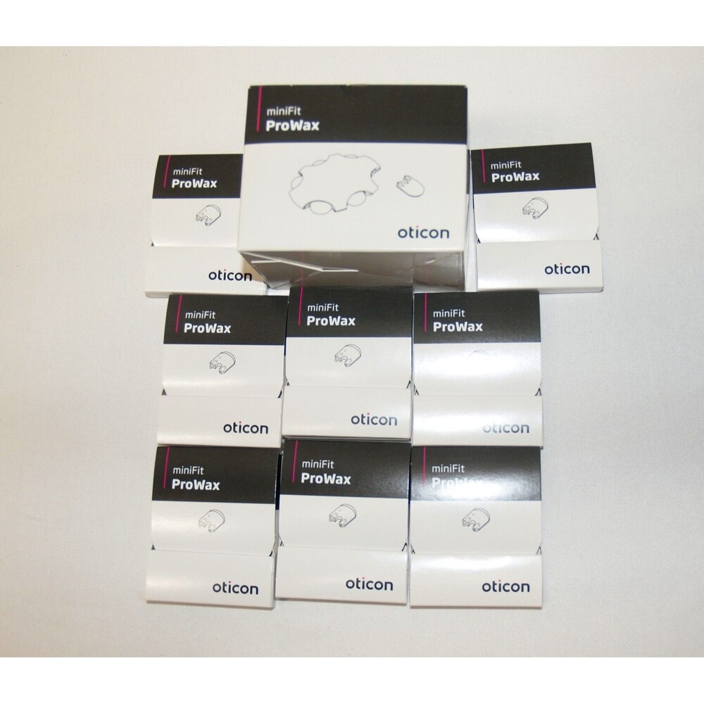 10 Packs ProWAX minifit Wax Guards Filters for Oticon. 60 Total NEW OEM